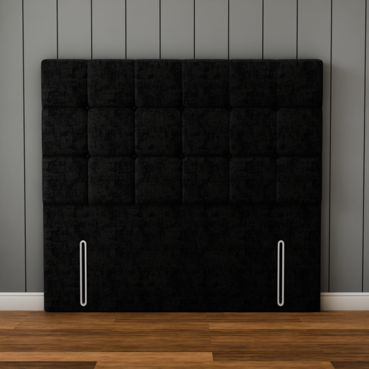 Ayra Cube Headboard - Black Naples