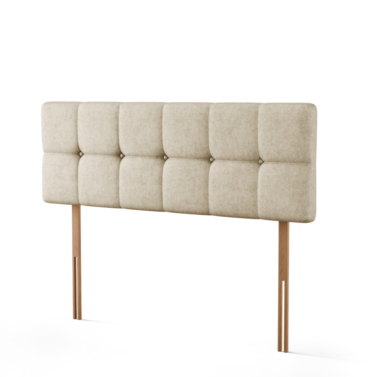 Ayra Cube Headboard - Cream Naples