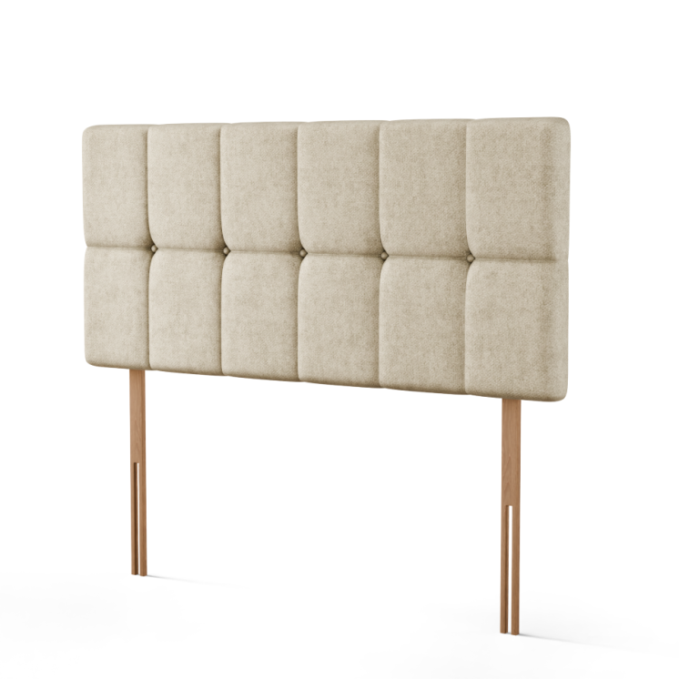Ayra Cube Headboard - Cream Naples
