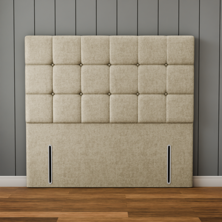 Ayra Cube Headboard - Cream Naples