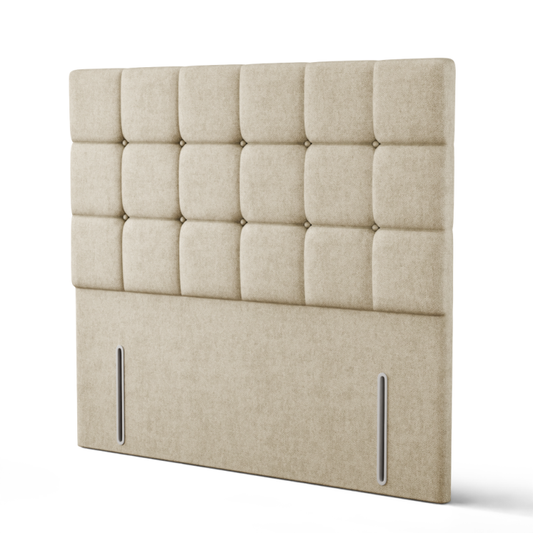 Ayra Cube Headboard - Cream Naples