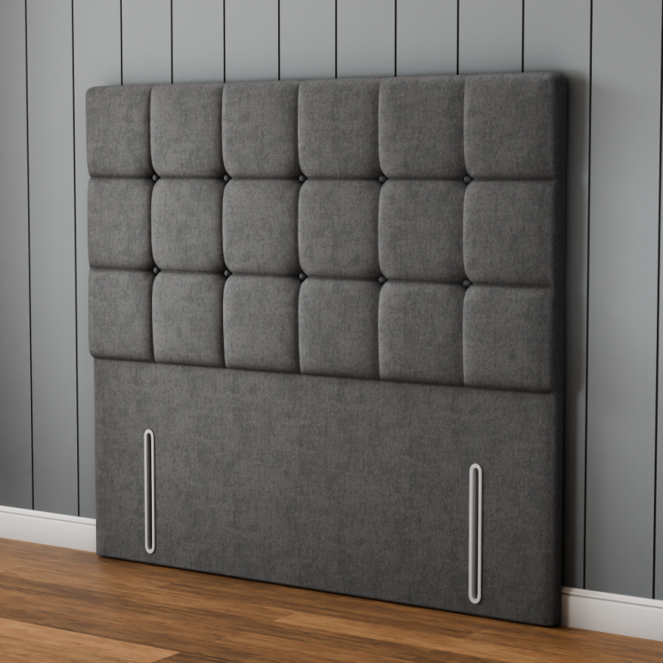 Ayra Cube Headboard - Grey Naples