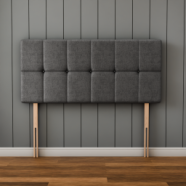 Ayra Cube Headboard - Grey Naples