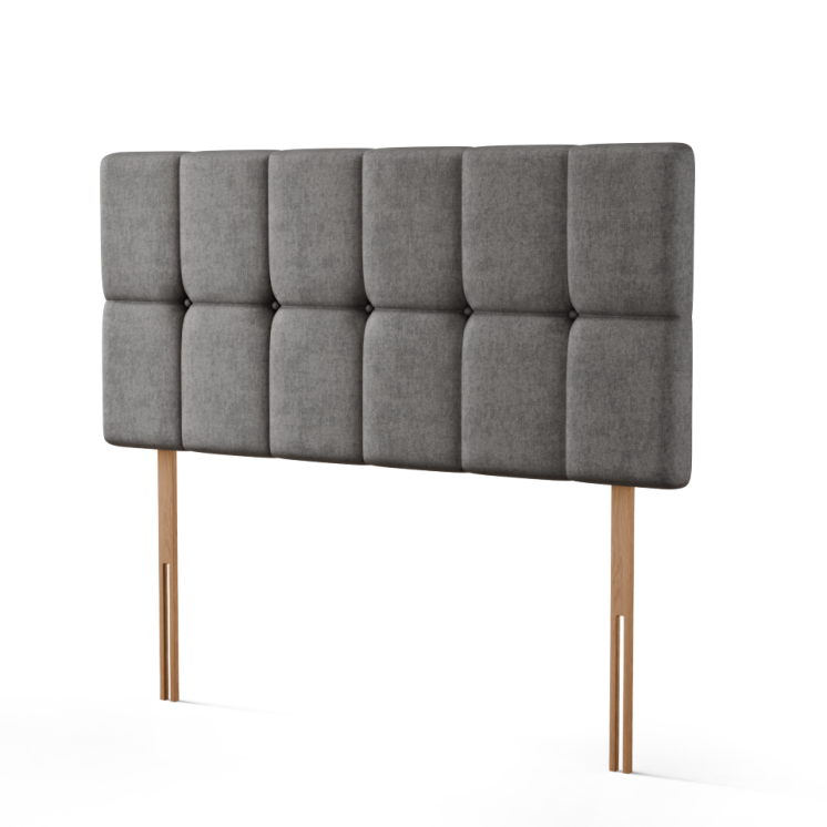 Ayra Cube Headboard - Grey Naples