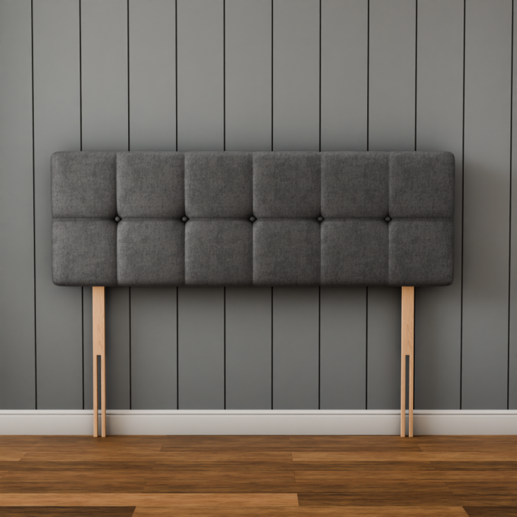 Ayra Cube Headboard - Grey Naples