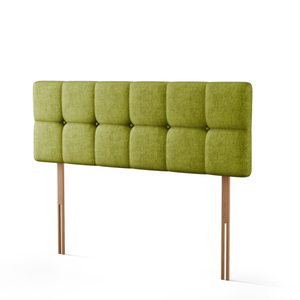 Ayra Cube Headboard - Olive Green Naples