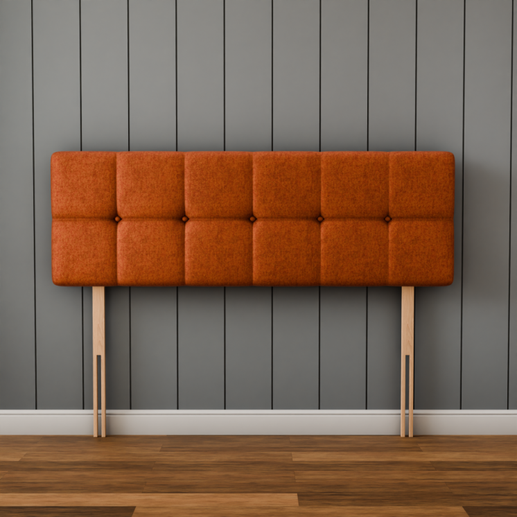 Ayra Cube Headboard - Orange Naples