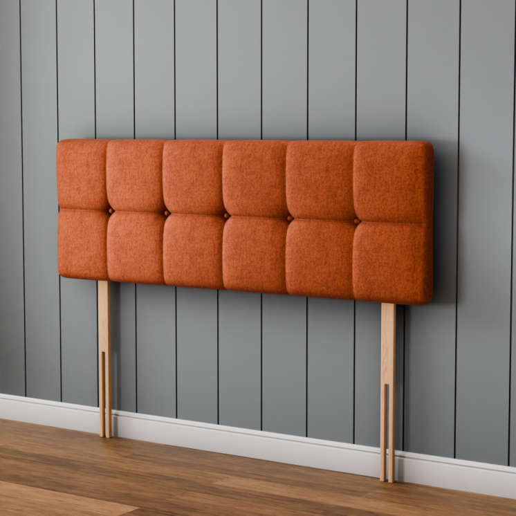 Ayra Cube Headboard - Orange Naples