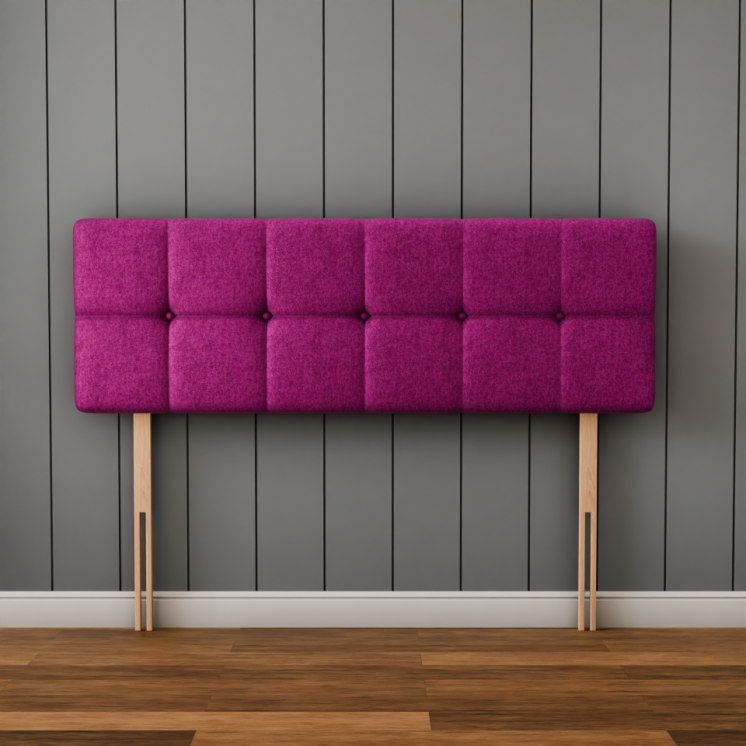 Ayra Cube Headboard - Pink Naples