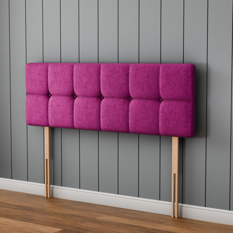 Ayra Cube Headboard - Pink Naples