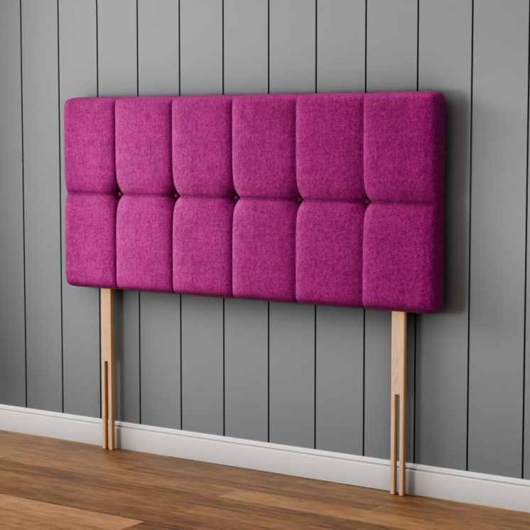 Ayra Cube Headboard - Pink Naples