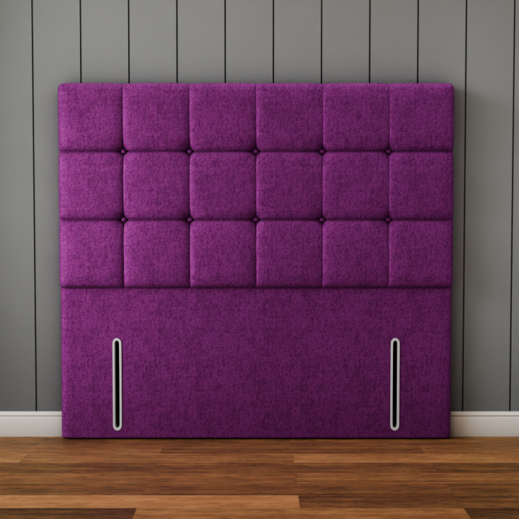 Ayra Cube Headboard - Purple Naples