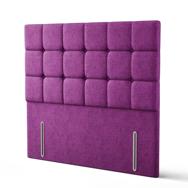 Ayra Cube Headboard - Purple Naples
