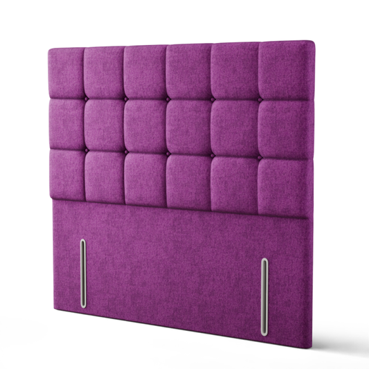 Ayra Cube Headboard - Purple Naples