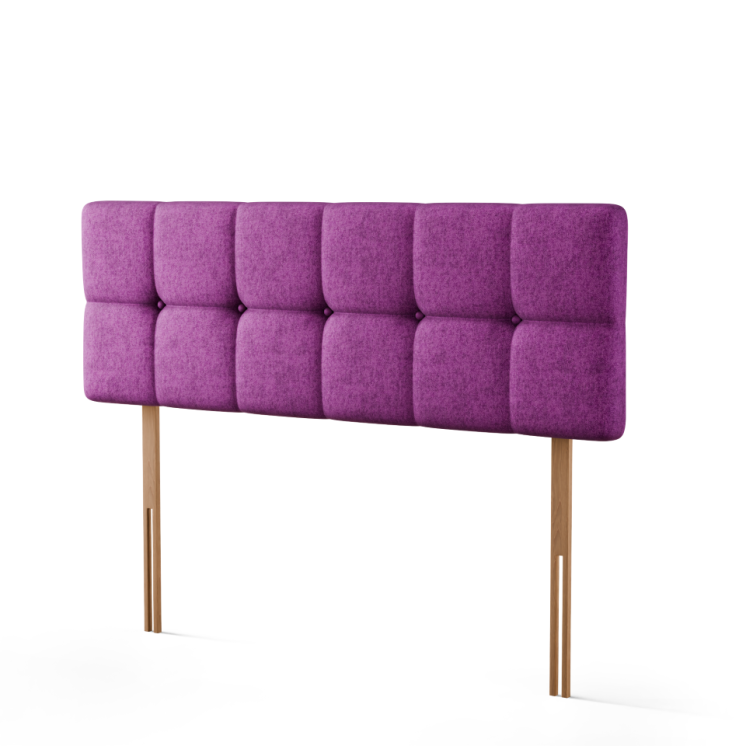 Ayra Cube Headboard - Purple Naples