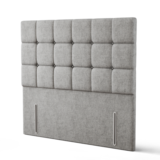 Ayra Cube Headboard - Silver Naples