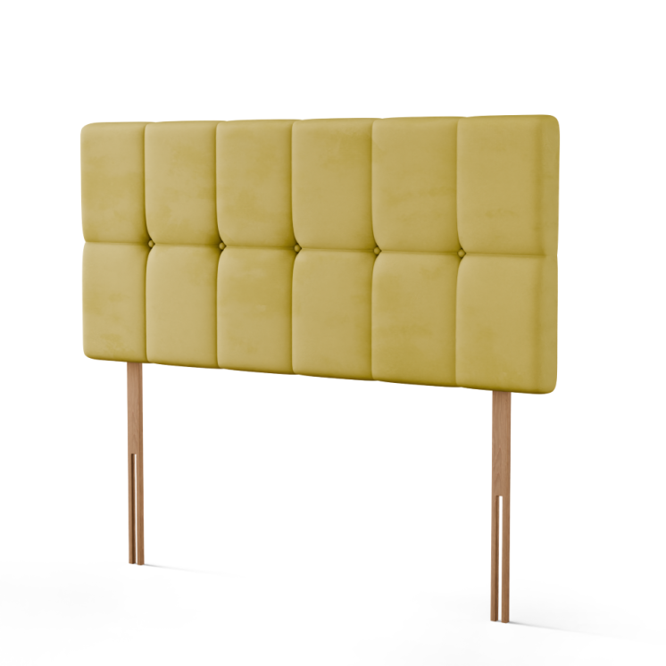Ayra Cube Headboard - Turmeric Plush