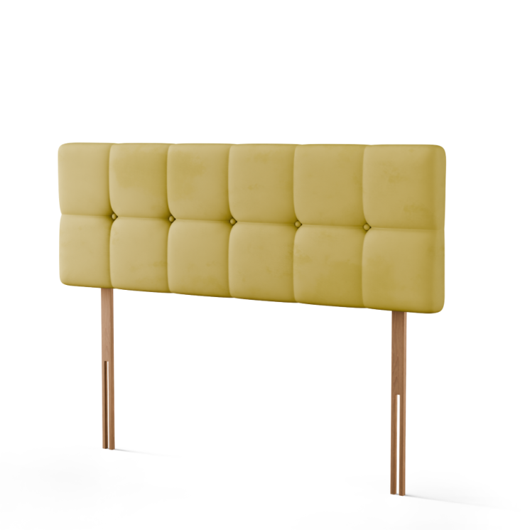Ayra Cube Headboard - Turmeric Plush
