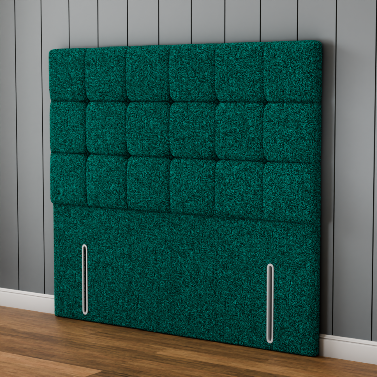 Ayra Cube Headboard - Green Teddy