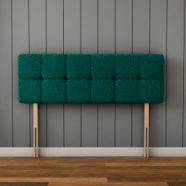Ayra Cube Headboard - Green Teddy