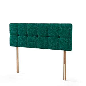 Ayra Cube Headboard - Green Teddy