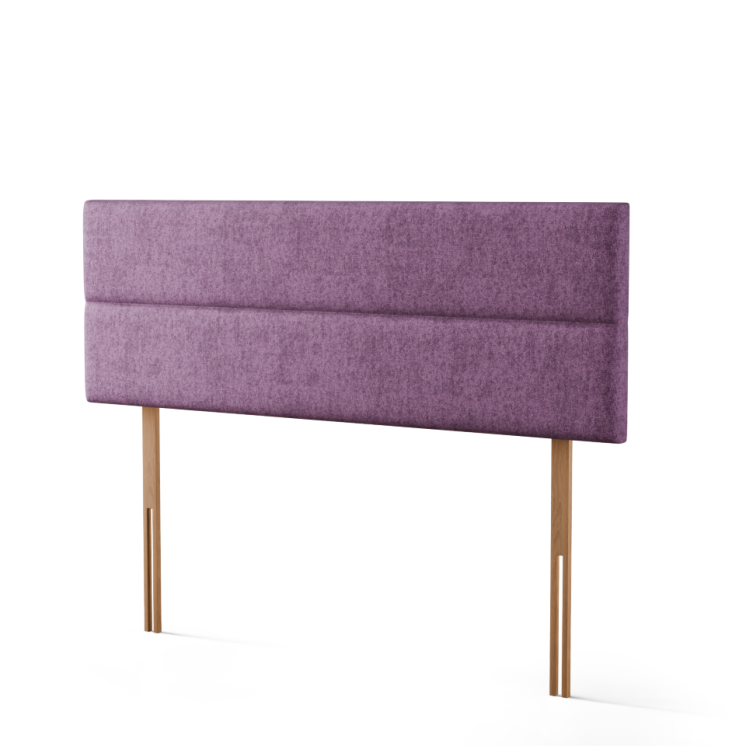 Kenza 3 Pan Horizontal Headboard - Lilac Naples