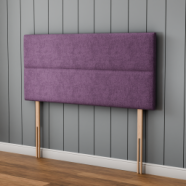 Kenza 3 Pan Horizontal Headboard - Lilac Naples