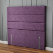 Kenza 3 Pan Horizontal Headboard - Lilac Naples