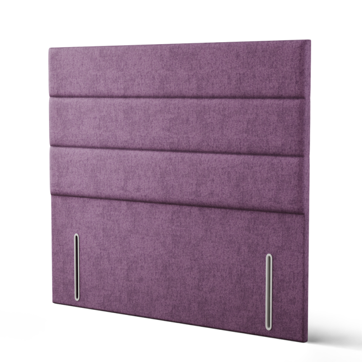 Kenza 3 Pan Horizontal Headboard - Lilac Naples