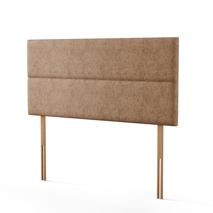 Kenza 3 Pan Horizontal Headboard - Mink Naples
