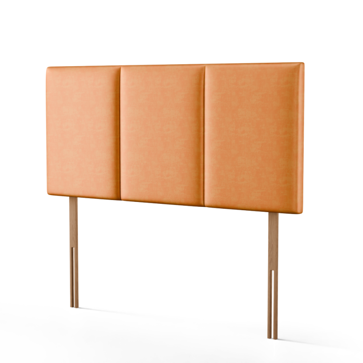 Mia 3 Pan Vertical Headboard - Turmeric Coniston