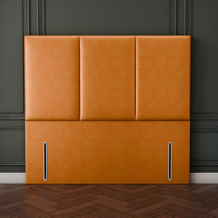 Mia 3 Pan Vertical Headboard - Turmeric Coniston