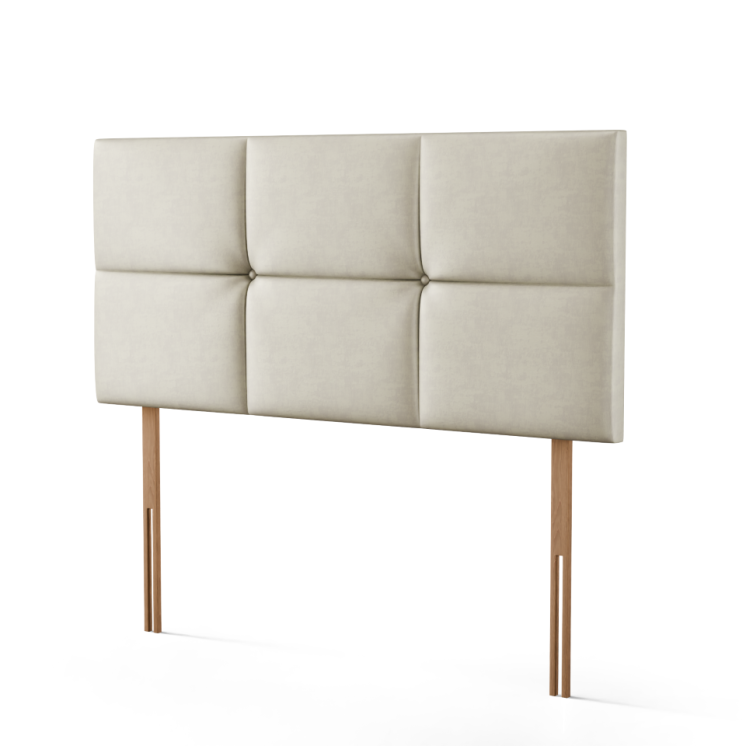 Hampton Cube Headboard - Cream Coniston