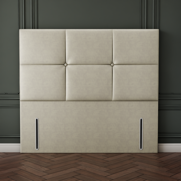 Hampton Cube Headboard - Cream Coniston