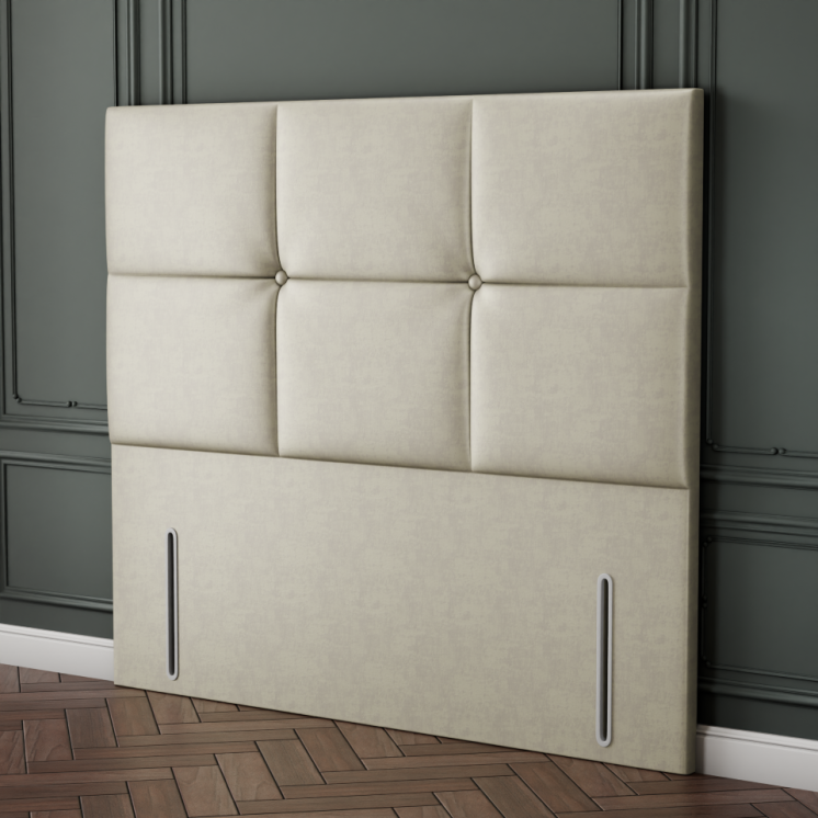 Hampton Cube Headboard - Cream Coniston