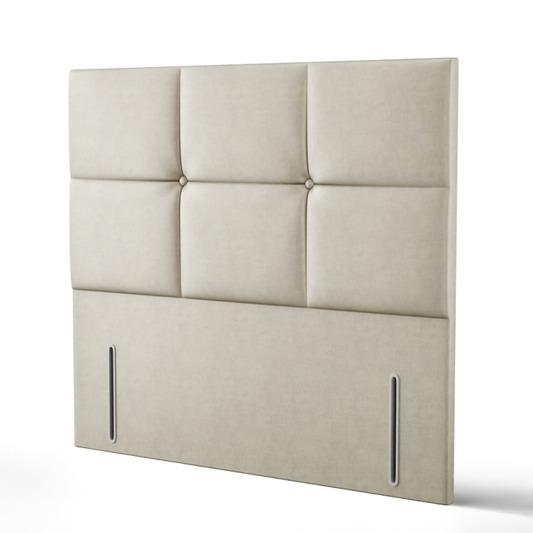 Hampton Cube Headboard - Cream Coniston