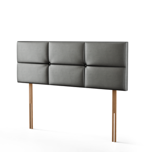 Hampton Cube Headboard - Grey Coniston