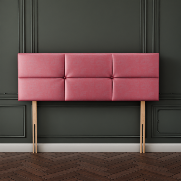 Hampton Cube Headboard - Pink Coniston
