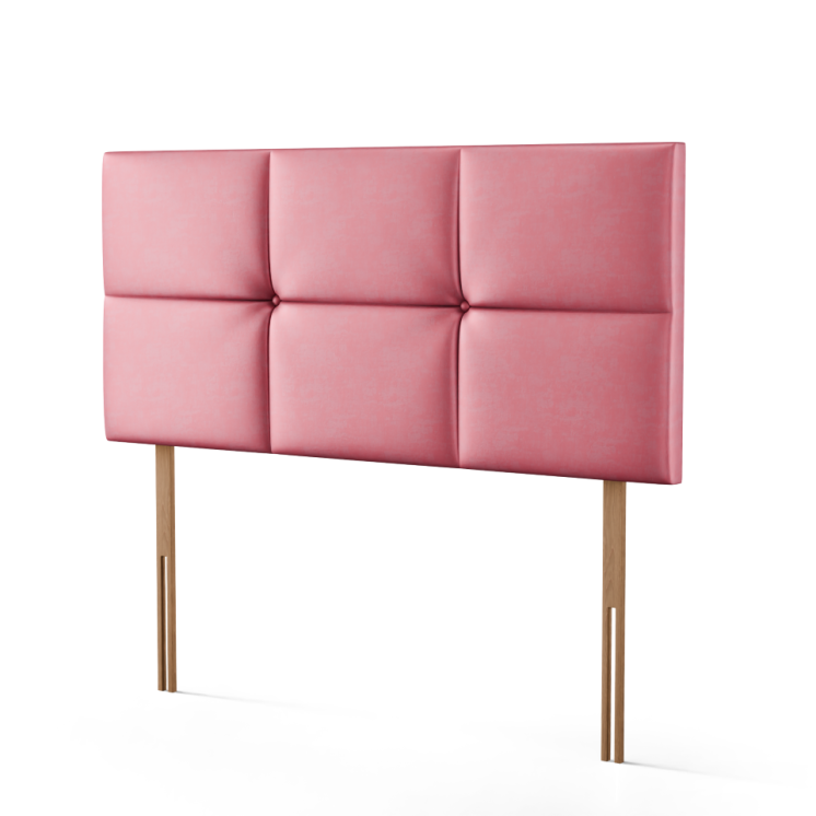 Hampton Cube Headboard - Pink Coniston
