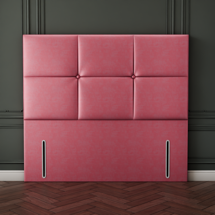 Hampton Cube Headboard - Pink Coniston