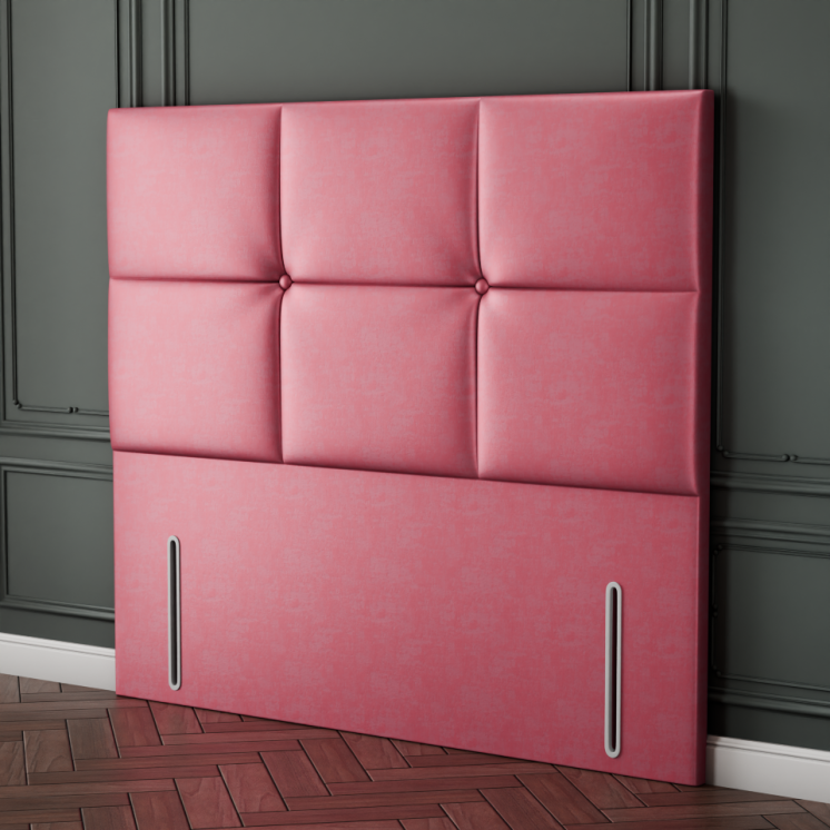 Hampton Cube Headboard - Pink Coniston