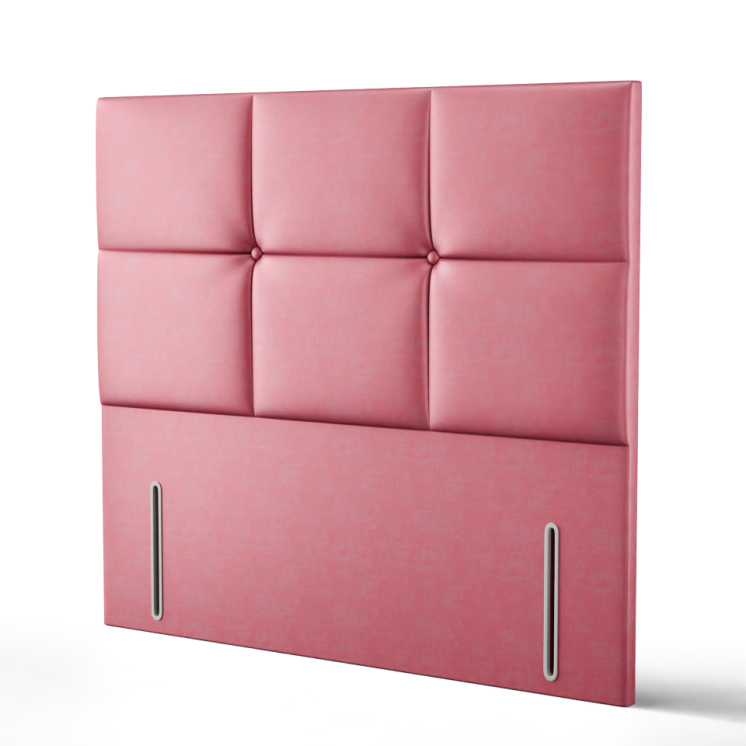 Hampton Cube Headboard - Pink Coniston