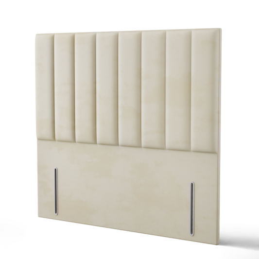 Amelia Line Headboard - Cream Plush
