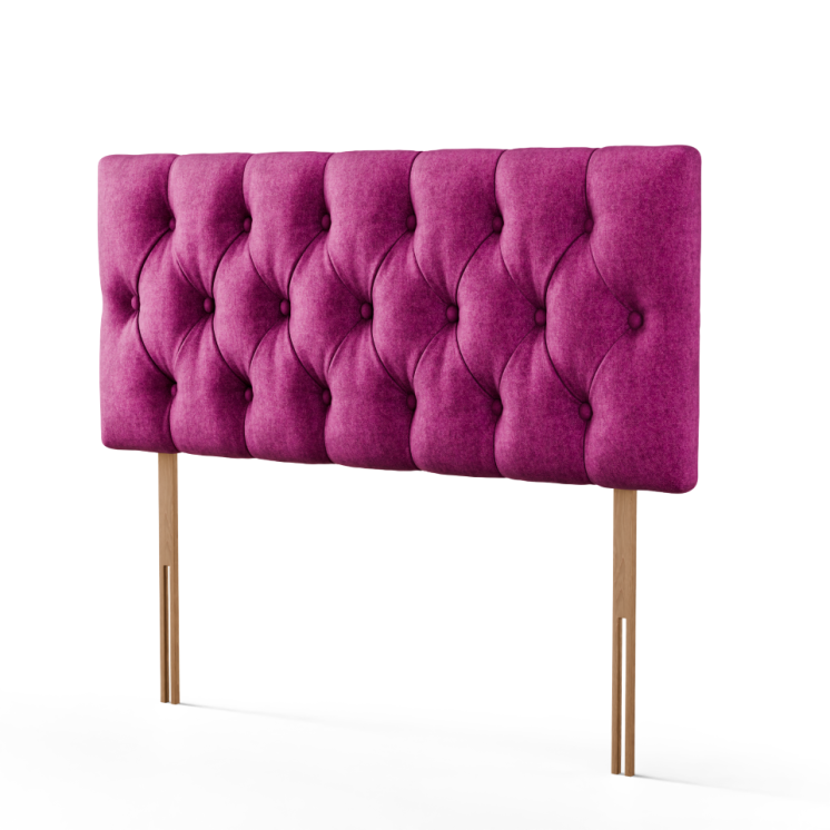 Lara Chesterfield Headboard - Pink Naples