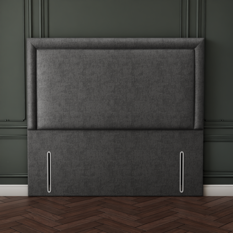 Ivy Bumper Plain Headboard - Grey Naples