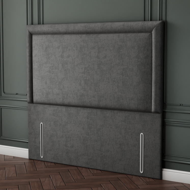 Ivy Bumper Plain Headboard - Grey Naples