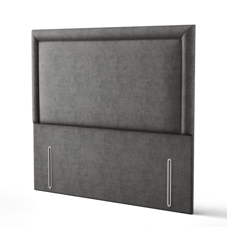 Ivy Bumper Plain Headboard - Grey Naples