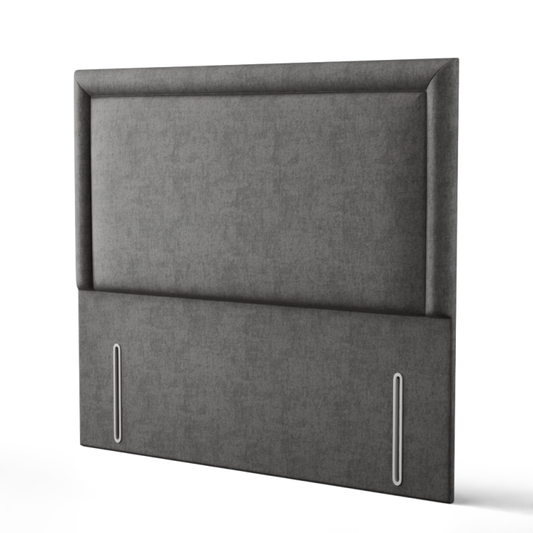 Ivy Bumper Plain Headboard - Grey Naples