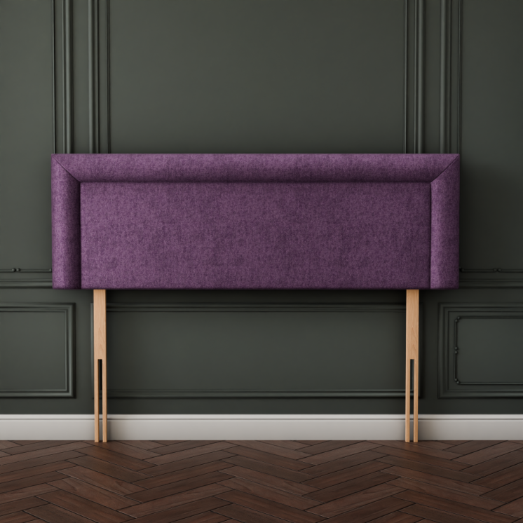 Ivy Bumper Plain Headboard - Lilac Naples