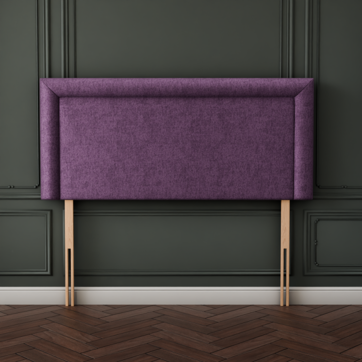 Ivy Bumper Plain Headboard - Lilac Naples